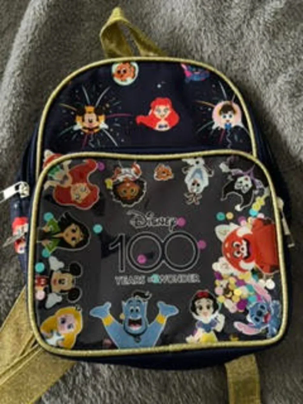 ✨🏰 Disney 100 Years of Wonder Mini Backpack – New With Tags 🏰✨